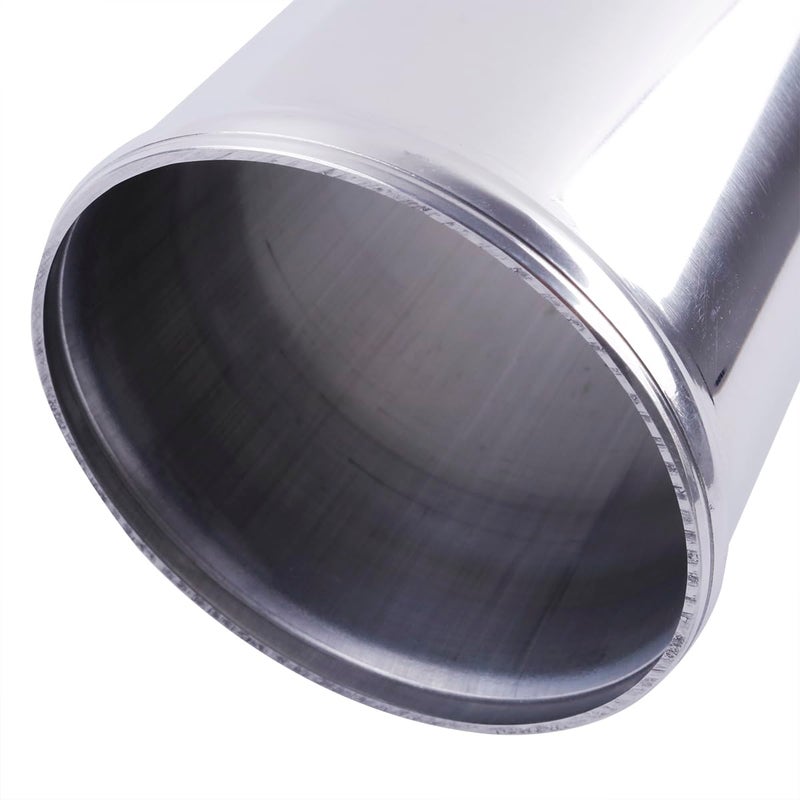 ZAP Performance Aluminum Pipe Tube Intercooler Hose 90 Degree 89mm(3.5""), 6061 Aluminu Air Intake Tube, Length 11.8"" (300mm), Thickness 2mm Silver Aluminum Alloy Exhaust Pipe - Image 5